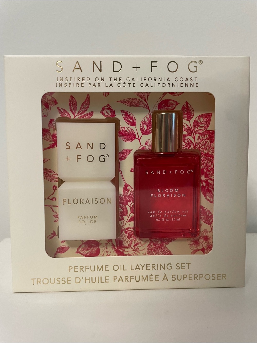 NWT SAND + FOG Bloom Floraison Perfume Oil Layering Set